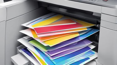 A visual of bookshelves filled with published books.