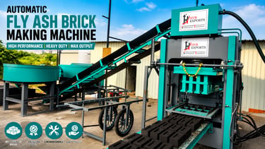Fly ash bricks machine