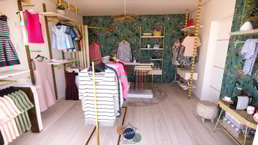 projection showroom vêtements