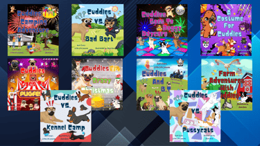 Cuddles the Pug Series, Children's Books Series, Amazon