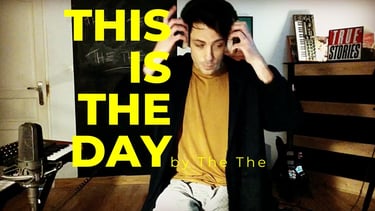 Guitar teacher performing 'This is the day' by The The in home studio