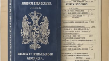 A close-up of a German textbook and study materials.