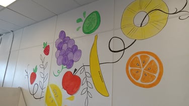 Business Mural-Fruit Smoothie Shop, CA