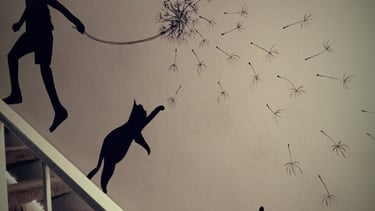 Dandelion Mural, Orange County CA