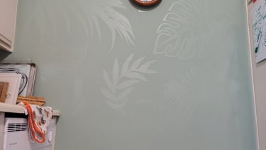 The 1 color 2 sheen subtle mural, Orange County CA