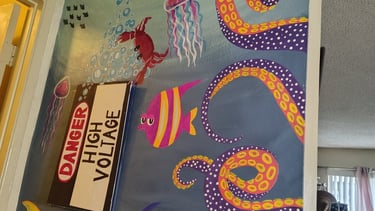 Sea Life Mural, Orange County CA