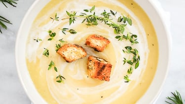 delicious potato leek soup