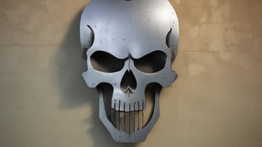 a custom steel or metal logo or sign