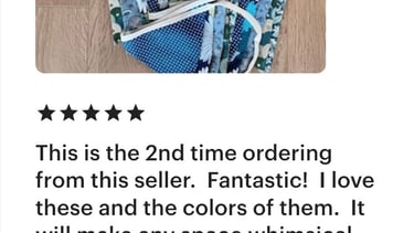 This is the 2nd time ordering from this seller. I love these garlands and the colors. 