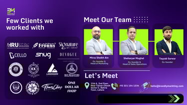 Brandly Marketing Profile Clients and Team