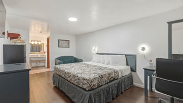 Patriot Stay Motel Vernal UT. King room with kitchenette for long term hotel stays. vernal motel