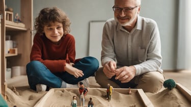 a close up of a child's face smiling
