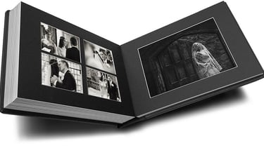 Henrickphoto presentation de livre album photo avec page passepartout de couleur noir