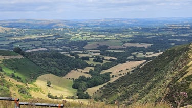View from Epynt Way near Garth and Llangammarch Wells.