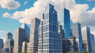 low angle view photography of a gray building