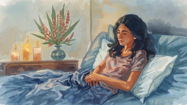 Person sitting quietly with emotional heaviness, Friend Indeed mental health support resource