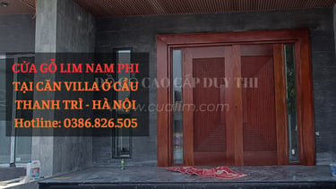 cua go lim nam phi ban giao tai viila cau thanh tri ha noi