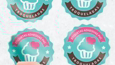 Pegatinas de colores