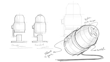 microphone design sketch