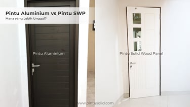 pitu aluminium vs pintu solid wood panel