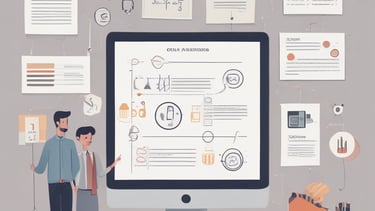 A digital marketing campaign being analyzed.