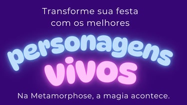 Empresa de contratação e locação de personagens vivos. 