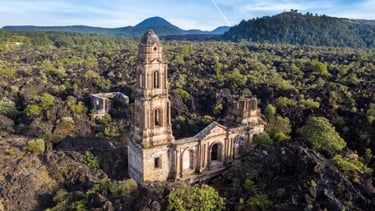 Iglesia de angahuan - tour paricutin - tour destacado