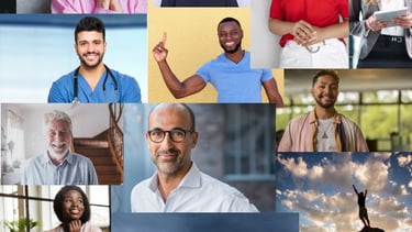 Ian Franklin Hypnotherapy clientsalm confident smiling person