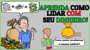 imagem de um grafico em forma de desenho ensinando a economizar da maneira correta. 