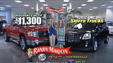 Randy Marion car dealership commercial