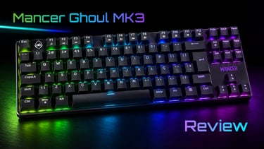 Teclado Mancer Ghoul MK3 - Desempenho, customização e beleza - Review