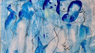 Blue love by Armando Melendez