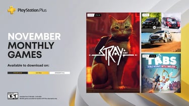 Stray lidera a lista de jogos da PS Plus em novembro de 2025