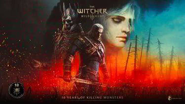 10 anos de the witcher 3 wild hunt