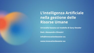 L'Intelligenza Artificiale nella gestione delle Risorse Umane