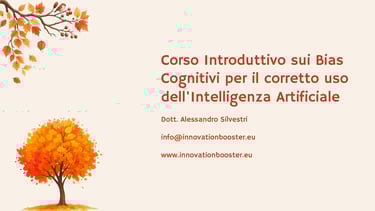 Corso introduttivo sui Bias cognitivi per il corretto uso dell'IA