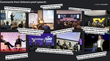 Danilo McGarry testimonials best Ai speaker in the world