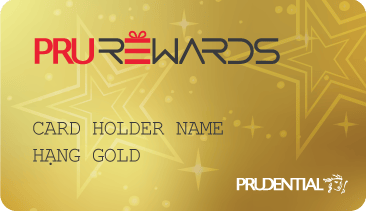 Thẻ hội viên PRU-Rewards hạng Gold cho phí bảo hiểm từ 50-150 triệu đồng