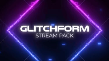 glitch stream overlay