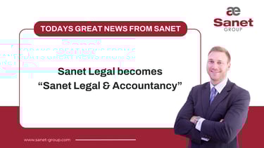 Sanet Legal Ltd. becomes “Sanet Legal & Accountancy“