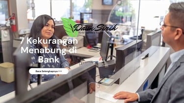 7 Kekurangan Menabung di Bank