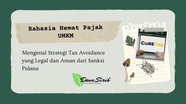 Rahasia Hemat Pajak UMKM