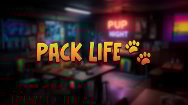 A blurred image of an empty bar - PACK LIFE