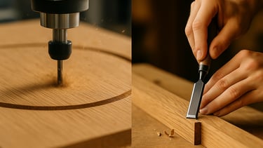 Fölkel Audio CNC machining and hand tool finishing hi-fi speakers