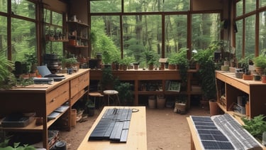 Fölkel Audio solar powered workshop