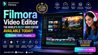 Free Download Filmora AI Video Editor Now!