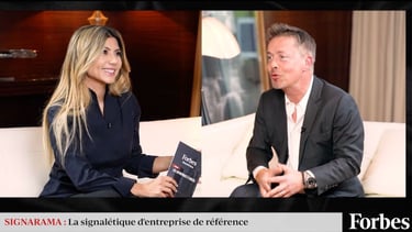 Philippe Duvignac et Alexia Borg - ITW pour Signarama France sur Forbes France - Taliju