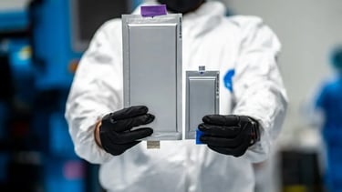 Interior de consola portátil mostrando la nueva batería sólida, analizado por MBTECNIC.