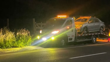Servicio de grúa 24 horas nocturno en Villa Alemana con traslado seguro de vehículos.