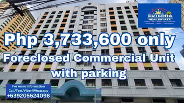Foreclosed Cityland Commercial Unit 